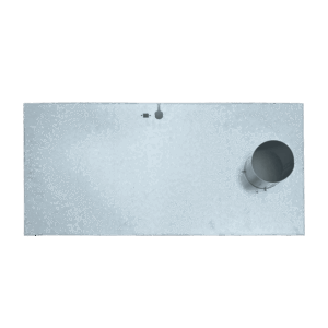 Kit Vertikaldüse Ø125 mm - Lufteinlass Kondensator